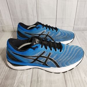 Asics Gel Nimbus 22 Blue Running Shoes Mens Size 11.5